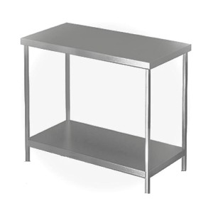 Stainless Steel (SS Table, 32 x 23 x 31.5 1 Under Shelf)