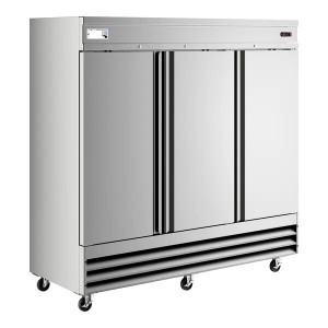 Stainless Steel Three Door Commercial Refrigerator
