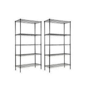 Commercial Kitchen 5-Tier Corner Shelf Stainless	Steel Kitchen Storage Shelf / Alloy Steel Storage Rack