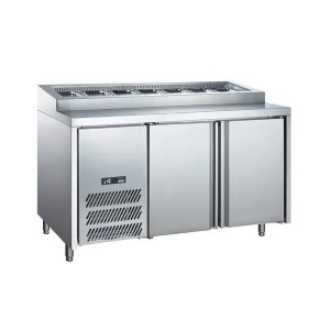 Pizza prep table refrigerator under counter chiller commercial refrigeration fridge