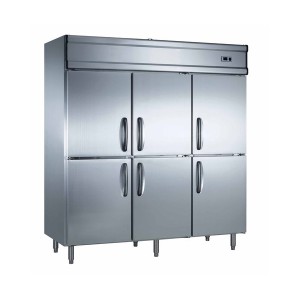 Stainless Steel Six Door Refrigerator